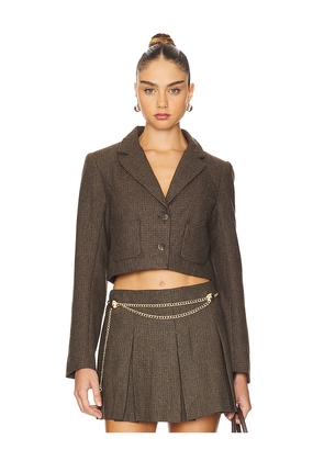 ASTR the Label Siarah Jacket in Brown. Size L. Also in XL.