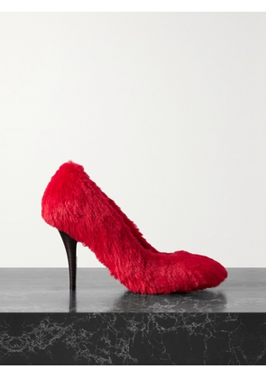 Stella McCartney - Faux Fur Pumps - Red - IT35,IT35.5,IT36,IT36.5,IT37,IT37.5,IT38,IT38.5,IT39,IT39.5,IT40,IT40.5,IT41