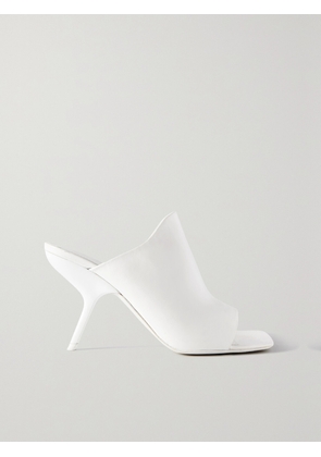 Ferragamo - Leather Mules - White - US6,US6.5,US7,US7.5,US8,US8.5,US9,US9.5,US10,US11