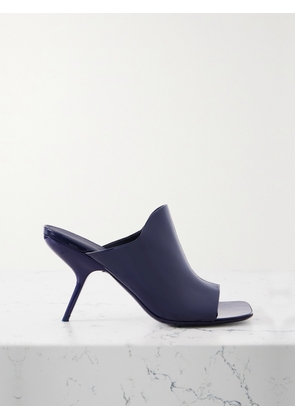 Ferragamo - Era Patent-leather Mules - Blue - US6,US6.5,US7,US7.5,US8,US8.5,US9,US9.5,US10,US11