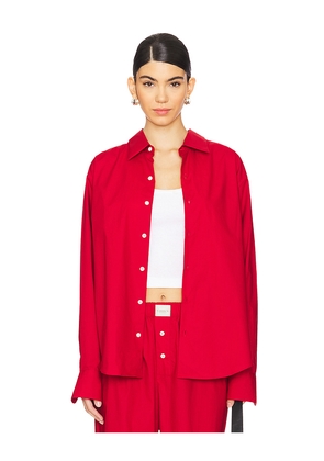 Comme Si La Shirt Classica Shirt in Red. Size L. Also in XS, S, M, XL.