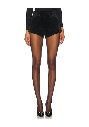 Amanda Uprichard Kelso Shorts in Black. Size L. Also in XS, M.
