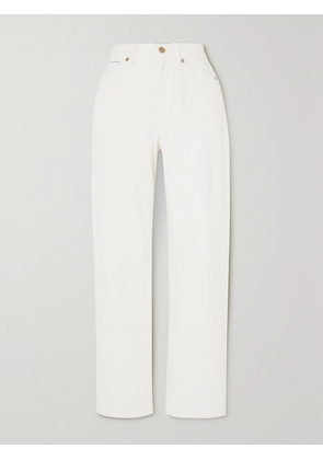 TOVE - Sade High-rise Tapered Jeans - Ecru - 24,25,26,27,28,29,30,31,32