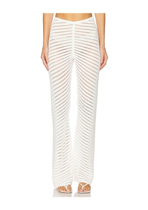 DEVON WINDSOR Camille Pant in Ivory. Size L. Also in M, XL.