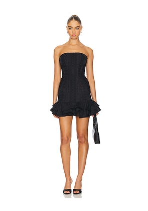 Charo Ruiz Ibiza Pralle Short Dress in Black. Size L. Also in S.