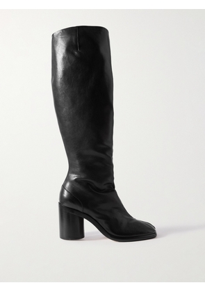 Maison Margiela - Tabi Leather Knee Boots - Black - IT35.5,IT36,IT36.5,IT37,IT37.5,IT38,IT38.5,IT39,IT39.5,IT40,IT40.5,IT41