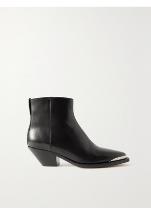 Isabel Marant - Adnae Embellished Leather Ankle Boots - Black - FR35,FR36,FR37,FR38,FR39,FR40,FR41