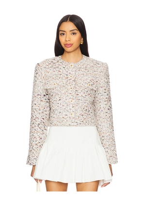 ASTR the Label Covina Jacket in Cream. Size L. Also in M, S, XL, XS.