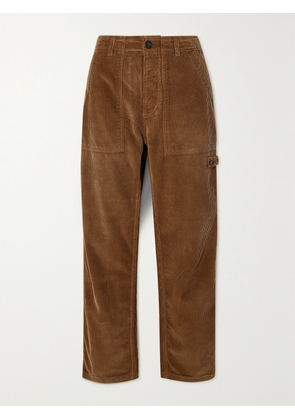 FORTELA - Jerry Cotton-corduroy Straight-leg Cargo Pants - Brown - 24,25,26,27,28,29,30,31