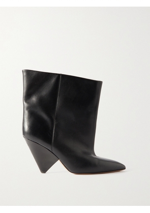 Isabel Marant - Miyako Leather Ankle Boots - Black - FR35,FR36,FR37,FR38,FR39,FR40,FR41