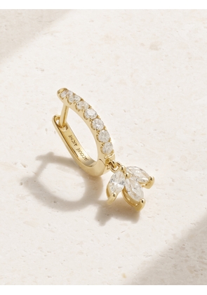 Jacquie Aiche - 14-karat Gold Diamond Single Hoop Earring - One size