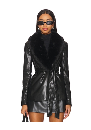 Amanda Uprichard Lancetti Jacket in Black. Size L. Also in M.