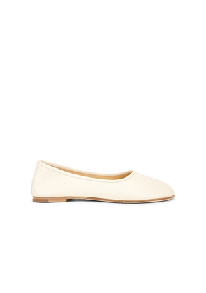 Dear Frances Rina Flat in Cream. Size 37. Also in 42.