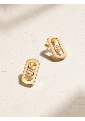 Messika - Move Citizen 18-karat Gold Diamond Earrings - One size