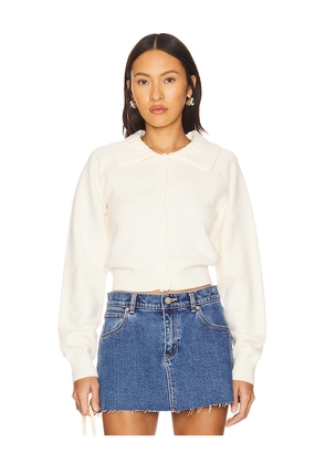 ALL THE WAYS Darcy Cardigan in Ivory. Size L. Also in XS.