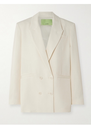 GAUGE81 - Vidal Double-breasted Grain De Poudre Blazer - Off-white - EU 34,EU 36,EU 38,EU 40,EU 42