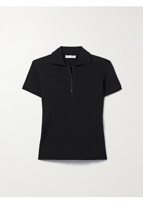 The Row - Cauro Knitted Polo Top - Black - x small,small,medium,large,x large