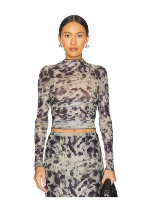 BY.DYLN Nina Top in Grey. Size L. Also in XS.