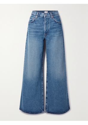 Citizens of Humanity - + Net Sustain Beverly Slouch High-rise Wide-leg Organic Jeans - Blue - 23,24,25,26,27,28,29,30,31,32