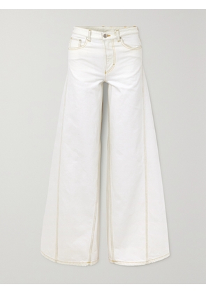 Moncler Genius - + Alicia Keys High-rise Wide-leg Jeans - White - IT38,IT40,IT42,IT44,IT46