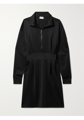 Moncler - Pleated Ponte Mini Dress - Black - xx small,x small,small,medium,large,x large,xx large