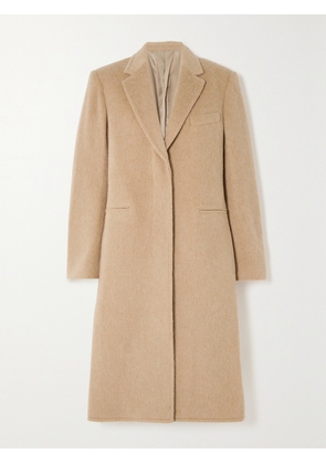 HELMUT LANG - Brushed Wool-blend Coat - Brown - US0,US2,US4,US6,US8