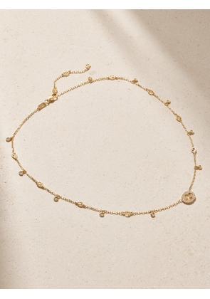 Gucci - Interlocking G 18-karat Gold Diamond Necklace - One size