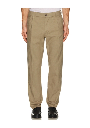 Club Monaco Hybrid Texture Elasticated Trouser in Brown. Size L. Also in M.
