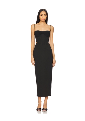 Bardot Martini Midi Dress in Black. Size 10. Also in 12.