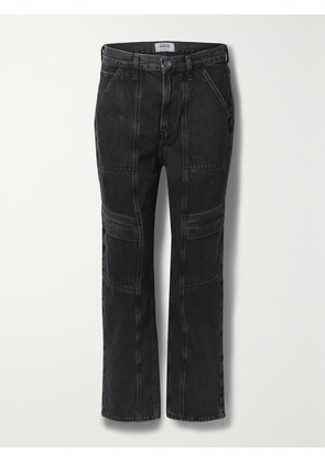 AGOLDE - + Net Sustain Cooper Cargo High-rise Straight-leg Organic Jeans - Black - 23,24,25,26,27,28,29,30,31,32