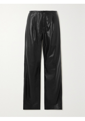 Proenza Schouler White Label - Faux Leather Straight-leg Pants - Black - US0,US2,US4,US6,US8,US10,US12