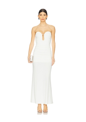 Bardot Elvira Maxi Dress in White. Size 10. Also in 12, 6, 8.