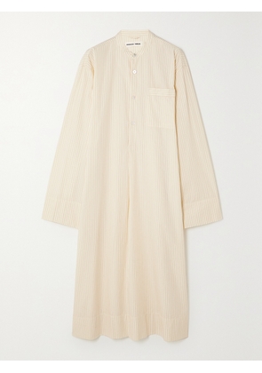 Birkenstock 1774 - + Tekla Pinstriped Organic Cotton-poplin Kaftan - White - xx small,x small,small,medium,large,x large
