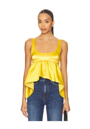 Azeeza Esme Top in Mustard. Size L. Also in XS, M.