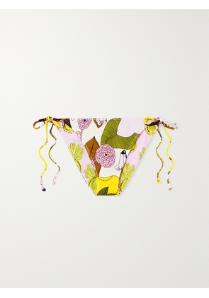 La DoubleJ - Printed Bikini Briefs - Pink - xx small,x small,small,medium,large,x large,xx large