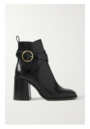 SEE BY CHLOÉ - Lyna Leather Ankle Boots - Black - IT35,IT36,IT36.5,IT37,IT37.5,IT38,IT38.5,IT39,IT39.5,IT40,IT40.5,IT41,IT42