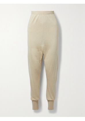 The Row - Dalbero Linen And Silk-blend Tapered Pants - Cream - x small,small,medium,large,x large