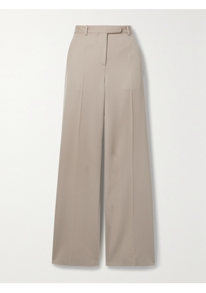 The Row - Banew Wool-twill Straight-leg Pants - Brown - US0,US2,US4,US6,US8,US10,US12,US14