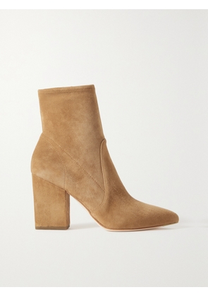 Loeffler Randall - + Net Sustain Isla Suede Ankle Boots - Neutrals - US5,US6,US6.5,US7,US7.5,US8,US8.5,US9,US9.5,US10,US10.5,US11,US12