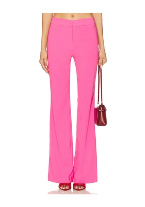 Alice + Olivia Livi Mid Rise Pant in Pink. Size 0. Also in 2.