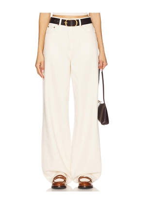 Dr. Denim Donna Relaxed Wide in Cream. Size 26. Also in 28, 30.