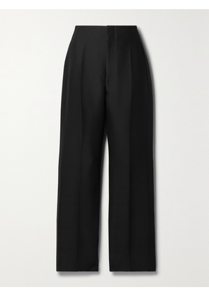 The Row - Hector Wool And Silk-blend Straight-leg Pants - Black - US0,US2,US4,US6,US8,US10,US12