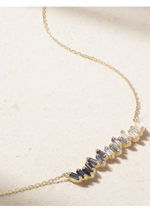 Suzanne Kalan - 18-karat Gold, Sapphire And Diamond Necklace - One size