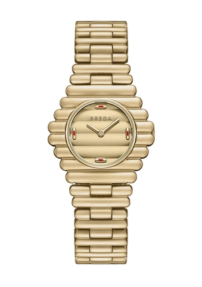 Breda Coda Watch in Metallic Gold.