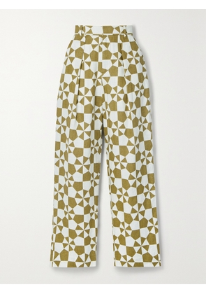 MARA HOFFMAN - + Net Sustain Marella Printed Organic Cotton Straight-leg Pants - Green - US0,US2,US4,US6,US8,US10,US12,US14