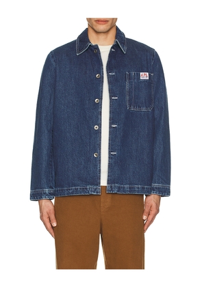 A.P.C. Veste Ralph in Blue. Size L. Also in XL/1X.