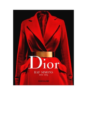 Assouline Dior By Raf Simons in Red.