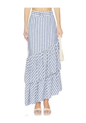 Cara Cara Terra Skirt in Blue. Size 10. Also in 6, 8.