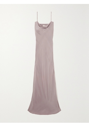 Dries Van Noten - Draped Silk-habotai Dress - Purple - FR 34,FR 36,FR 38,FR 40,FR 42,FR 44