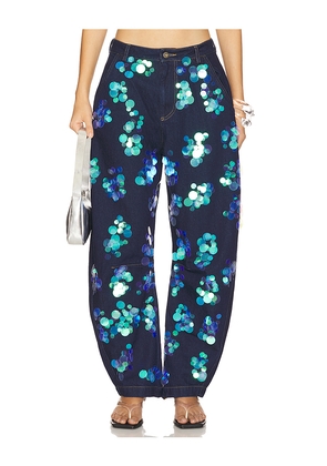 Agua Bendita x REVOLVE Fallon Jeans in Blue. Size S. Also in XS.